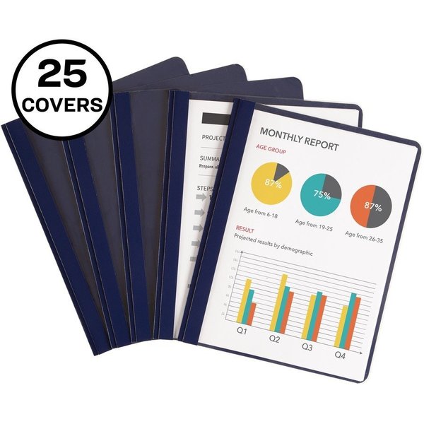 Avery Cover, Report, Clr, Coated, Dbe 25PK AVE47961